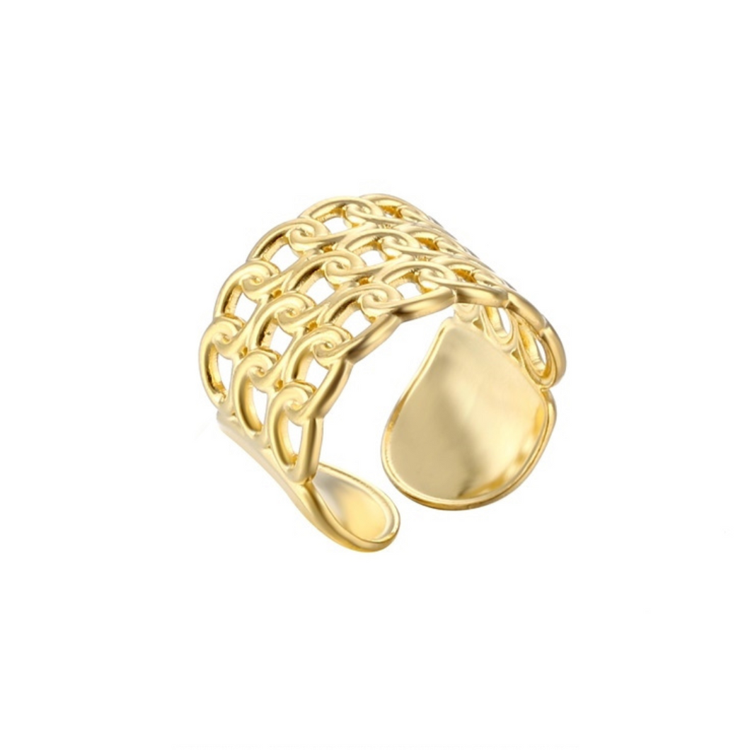 Manuela - Gold Link Ring