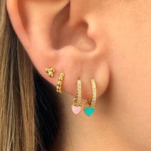 Upload image to gallery viewer, Gerarda - Earring with three gold balls
