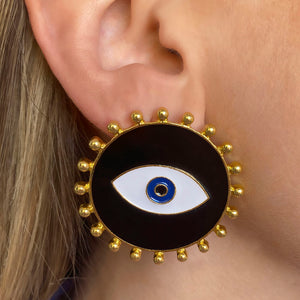 Circle - Party Eye Earrings