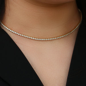 Georgina - Collar Circonitas Oro