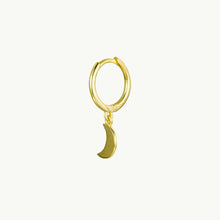 Upload image to gallery viewer, Salma Gold Gold Moon Earring
