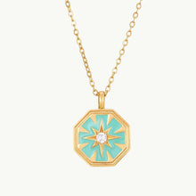 Upload image to gallery viewer, LIBELLE - Waterproof gold medallon necklace
