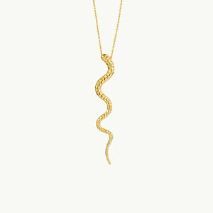 Erika - Collar Serpiente Oro